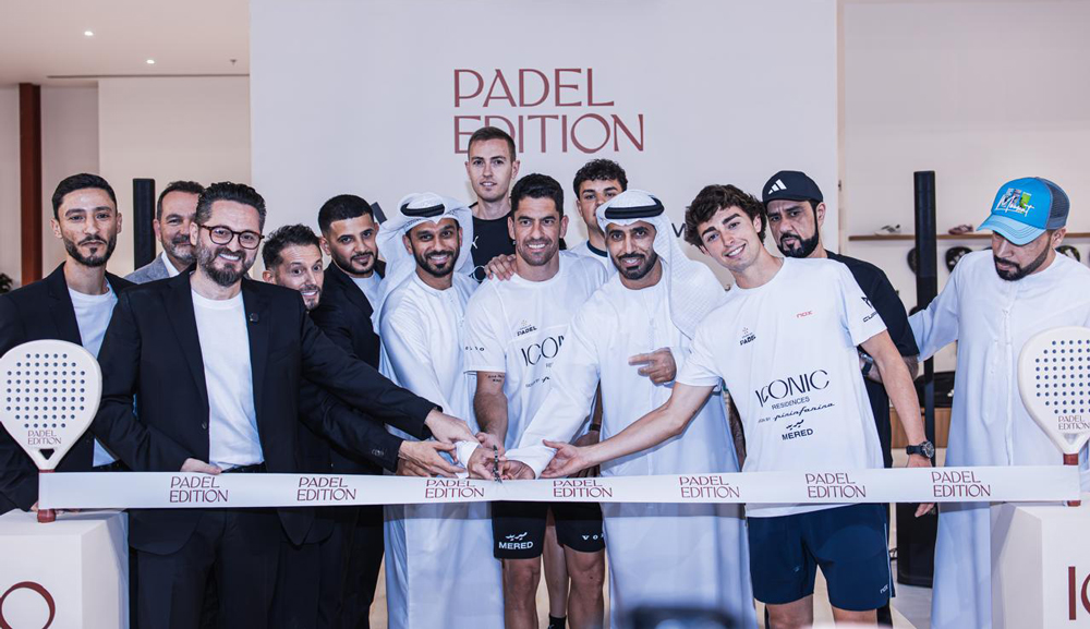 Former World No.1 Maxi Sánchez leads an exhibition match at the grand opening of Padel Edition