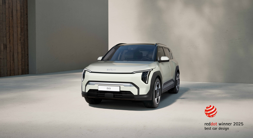 Kia EV3 wins Red Dot 'Best of the Best' award