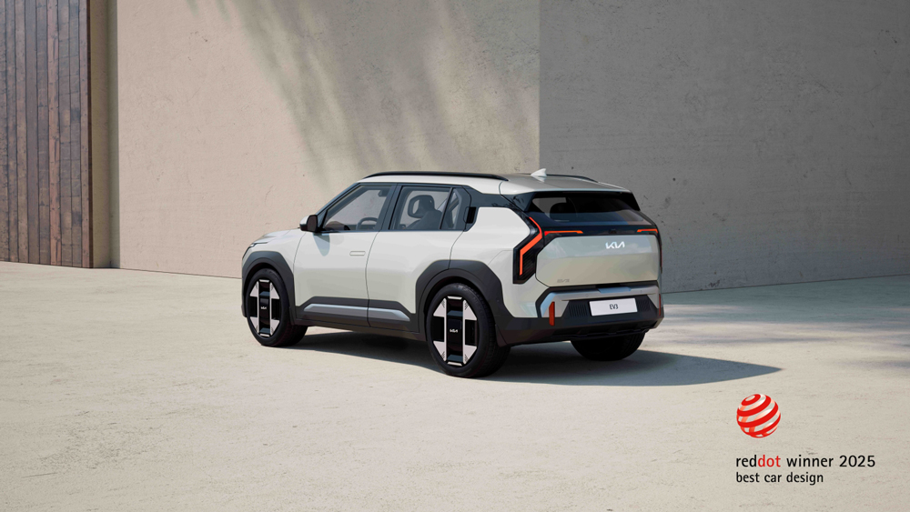 Kia EV3 wins Red Dot 'Best of the Best' award