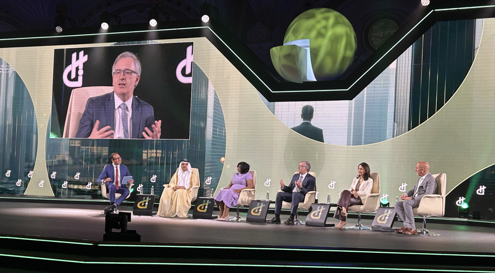 LBS Dean Sergei Guriev at the HCI Conference Sergei in Riyadh