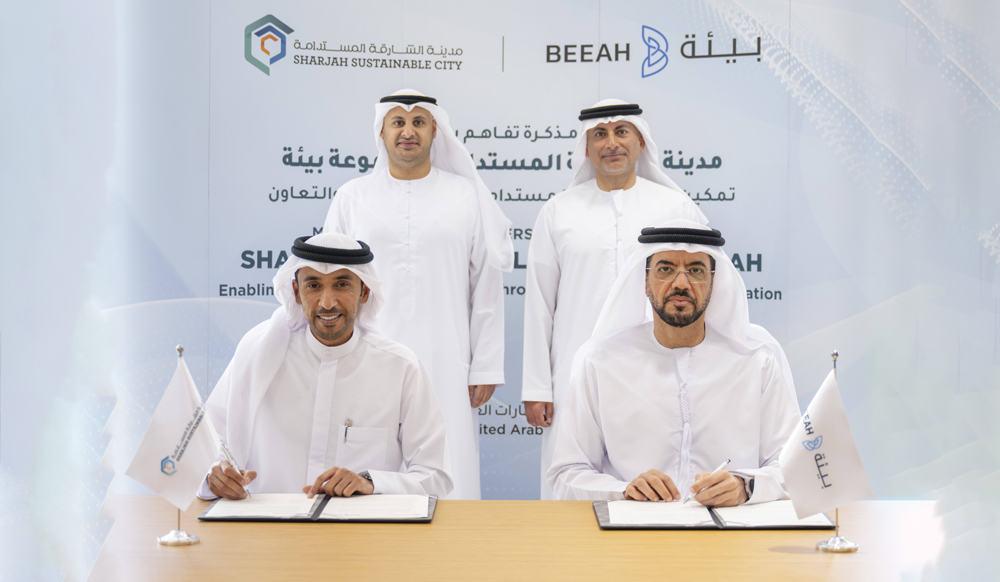 MoU Signing Sharjah Sustainable City x BEEAH