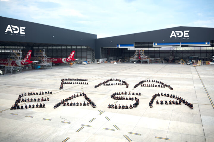 ADE EMPLOYEES AT MRO HANGAR