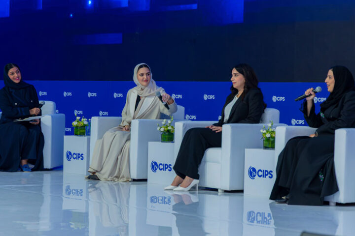 Females leaders in procurement panel discussion at the CIPS MENA Conference 2025