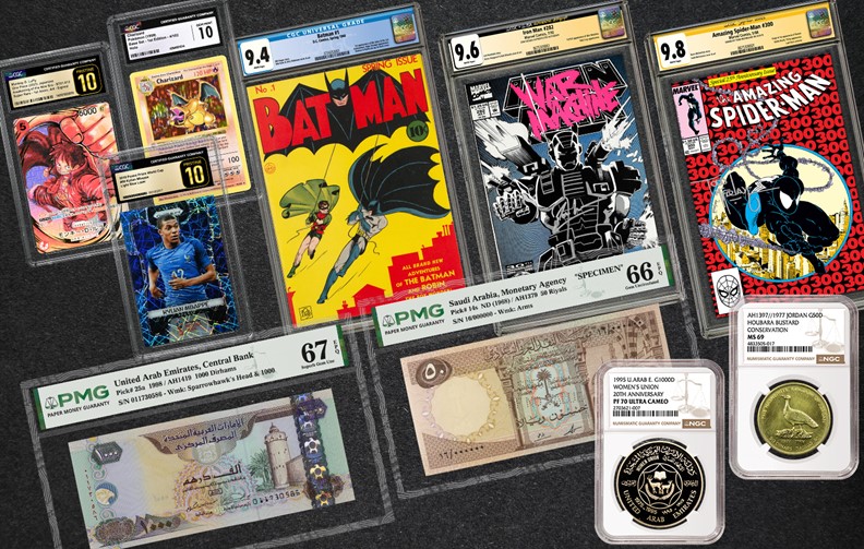 Collectibles Graded by the Certified Collectibles Group Companies
