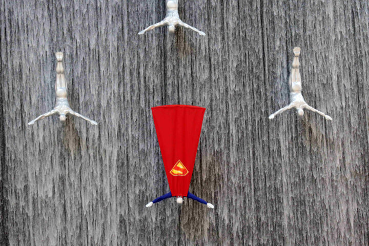 Superman-Dubai-Mall-Waterfall-Takeover