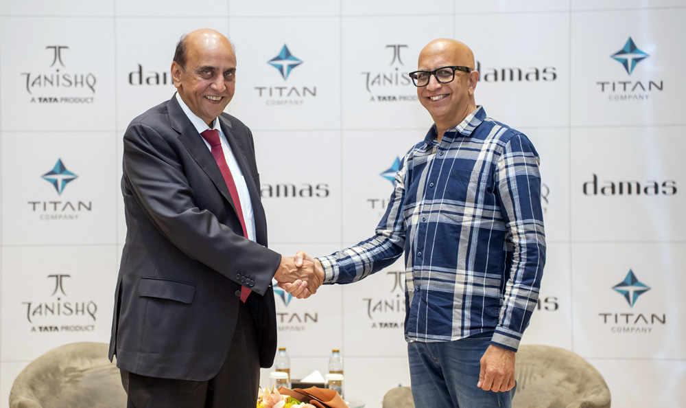 C.K.-Venkataraman,-Managing-Director-of-Titan-Company-Limited,-and-Mr.-Alekh-Grewal,-Group-Chief-Executive-Officer-of-Mannai-Corporation,-at-a-media-event-held-in-Dubai