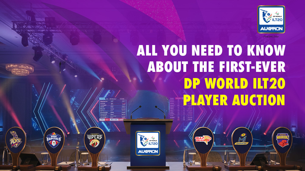 DP World ILT20 Season 4 Player Auction
