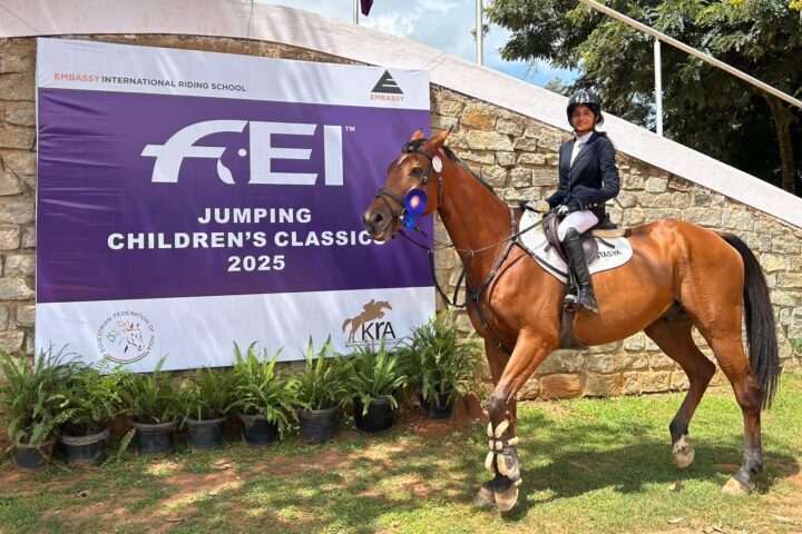 Stasya Pandya Selected to Represent India at the FEI Children's Classic 2025. (Image Credit: Supplied)