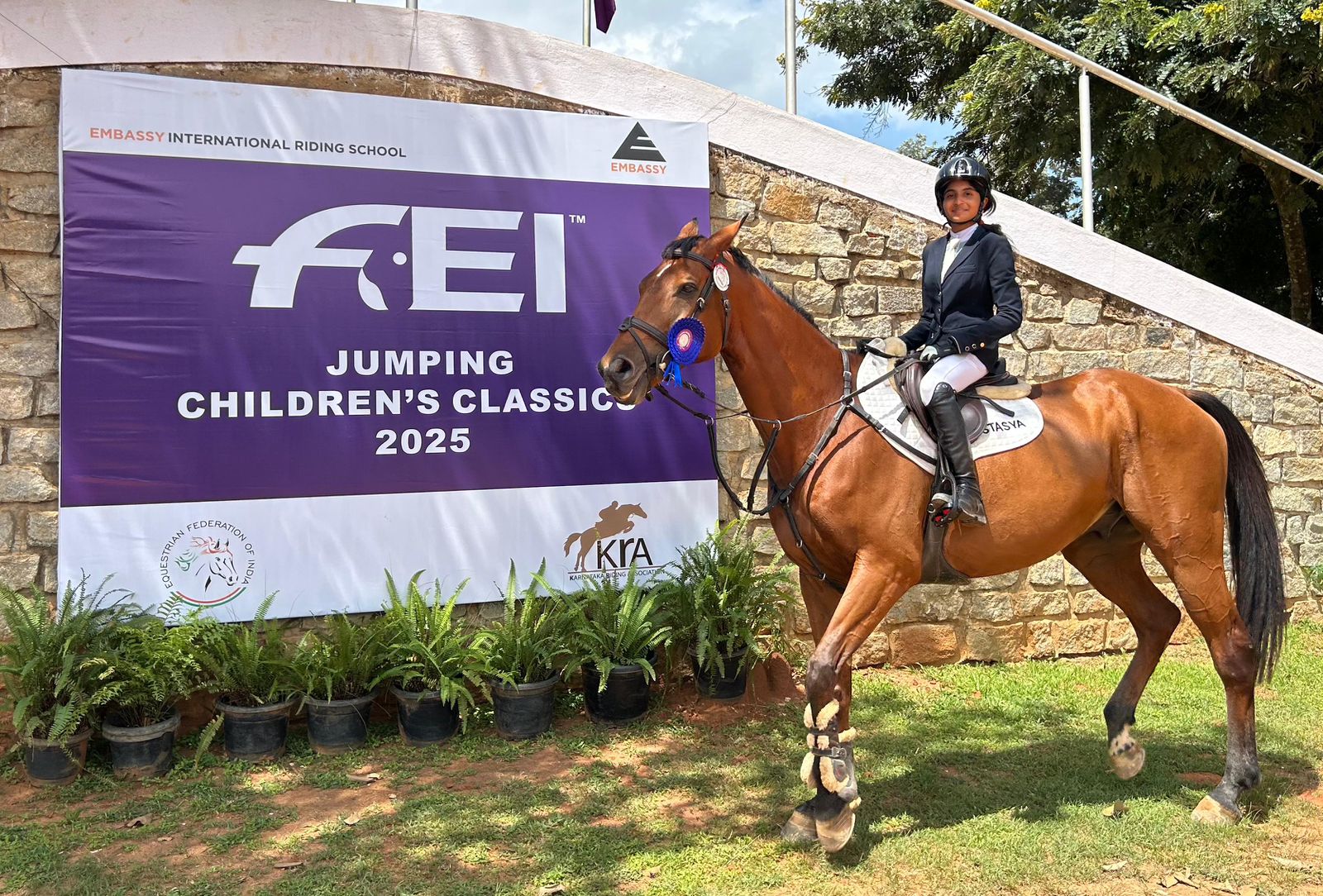 Stasya Pandya Selected to Represent India at the FEI Children's Classic 2025. (Image Credit: Supplied)