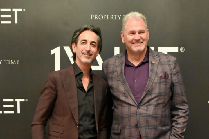 Jean-Pierre Poulin, President Founder of 1VALET with Habib Latif, Partner, 1VALET.