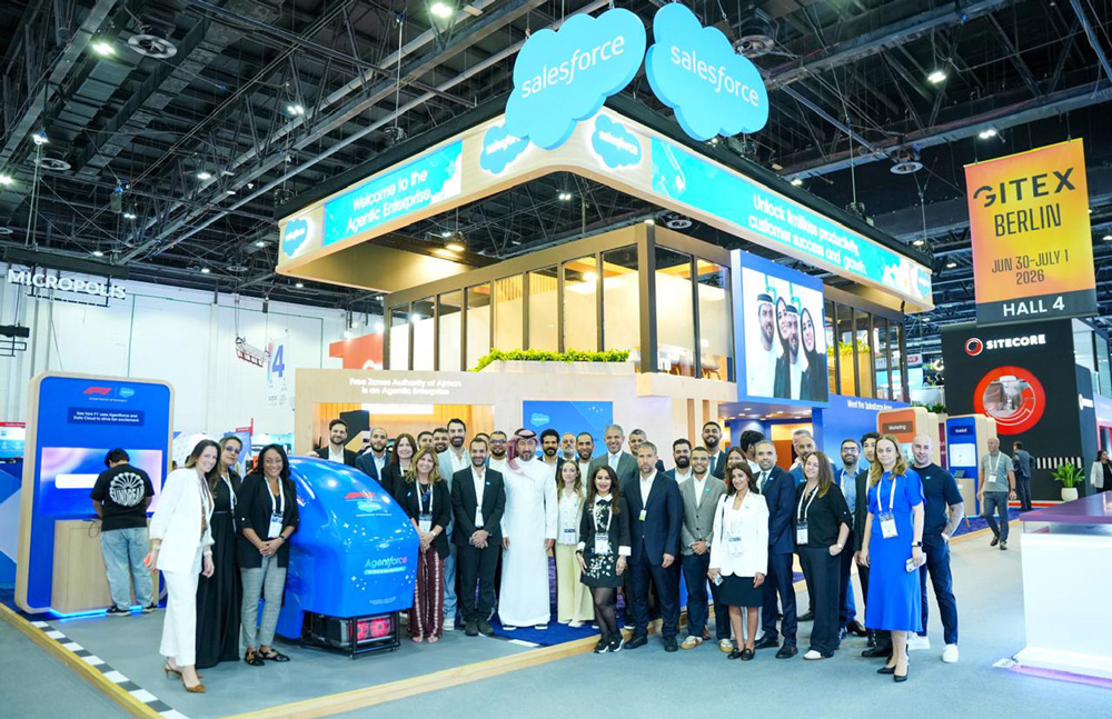 The Salesforce Middle East team at GITEX Global