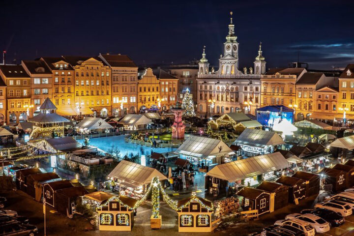Ceske Budejovice Czech City Christmas Markets