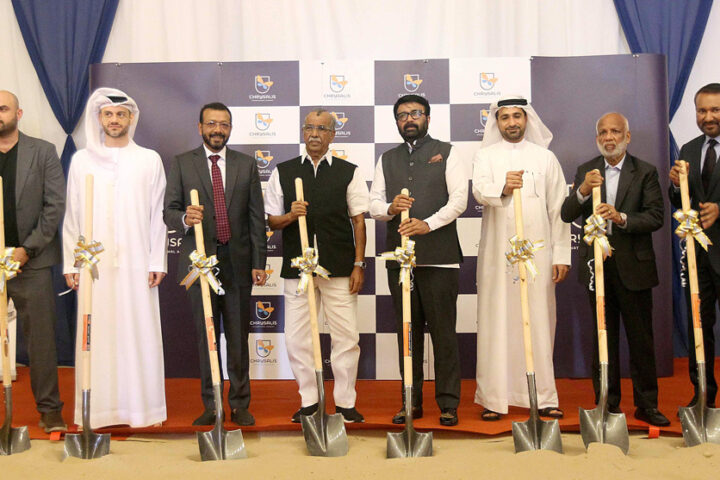 Groundbreaking-ceremony-of-Chrysalis-International-Academy-at-Liwan-2-in-Dubailand,-in-the-presence-of-Mr.-Abdulla-Nalapad-Ahmed,-Managing-Director-of-Nalapad