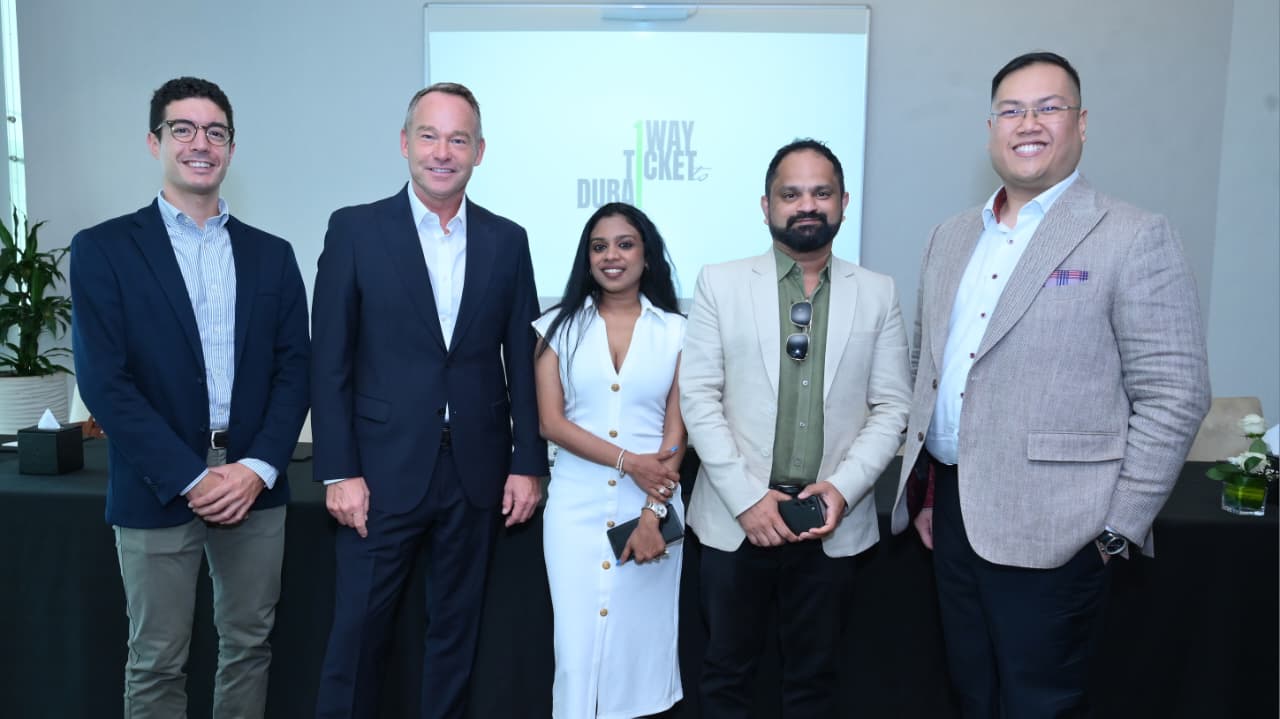 Alvaro Galindo, Sales Manager at CAMB.AI, famous TV show host Lee Clark, Binesh Babu Panicker, Founder, Co-Founder of Voxx Bridge Production, and Ali Yaakub, Founder CEO of Feesable