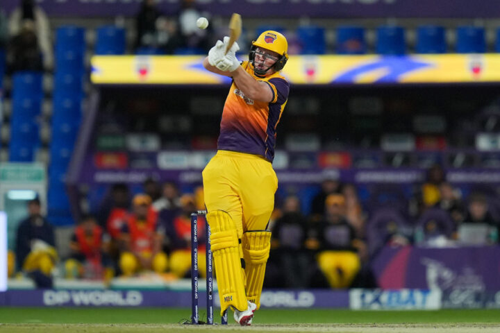 James-Rew-of-Sharjah-Warriorz-plays-a-shot-during-Match-25-of-the-DP-World-ILT20-between-the-Abu-Dhabi-Knight-Riders-and-the-Sharjah-Warriorz