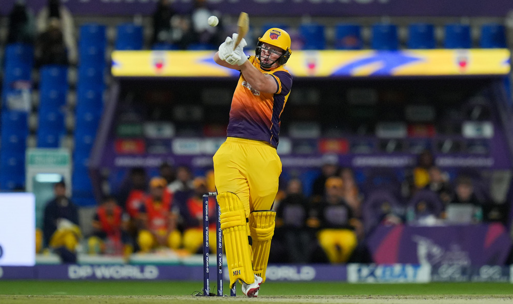 James-Rew-of-Sharjah-Warriorz-plays-a-shot-during-Match-25-of-the-DP-World-ILT20-between-the-Abu-Dhabi-Knight-Riders-and-the-Sharjah-Warriorz