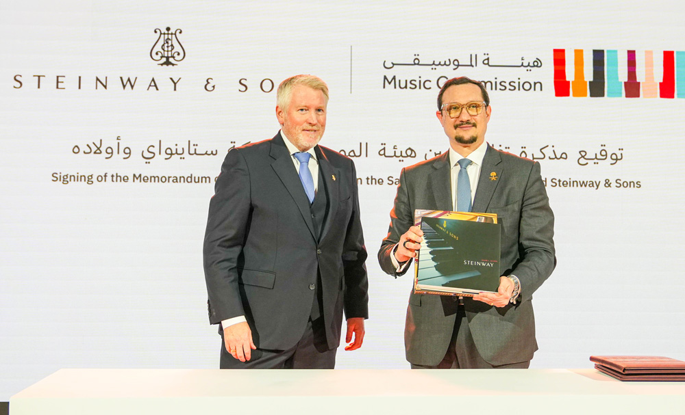 Saudi Music Commission and Steinway & Sons Sign MoU Further Advancing the Music Sector. (Image Credit: Supplied)