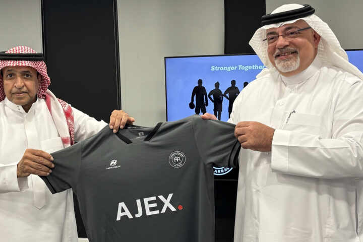 Ibrahim-Al-Shahrani,-Owner-and-President-of-Alarrab-Football-Academy-and-Mohammed-Albayati,-Group-CEO-AJEX