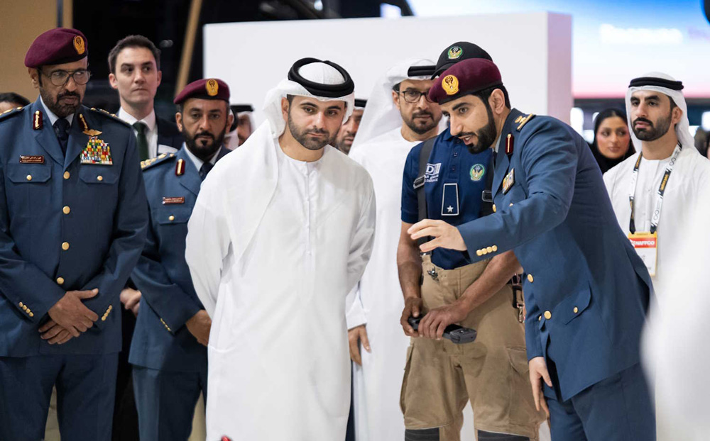 His Highness Sheikh Mansoor bin Mohammed bin Rashid Al Maktoum, Chairman of the Dubai Ports and Borders Security Council opens Intersec 2026, reaffirms Dubai’s leading role in shaping the future of global security and safety. (Image Credit: Supplied)
