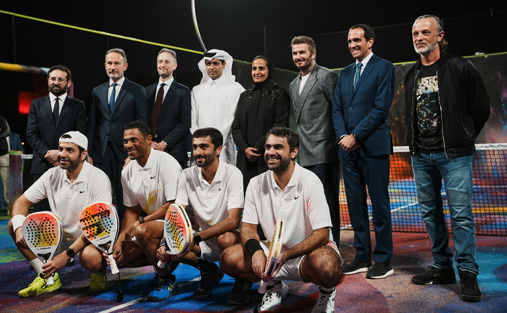 The-official-inauguration-brought-together-leading-figures,--including-H.E.-Sheikha-Al-Mayassa-bint-Hamad-Al-Thani,-Nasser-Al-Khelaïfi,-David-Beckham-and-Luigi-Carraro