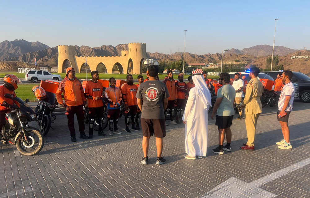 Hatta Police Station Boosts Traffic Awareness for Delivery Riders. (Image Credit: Supplied)